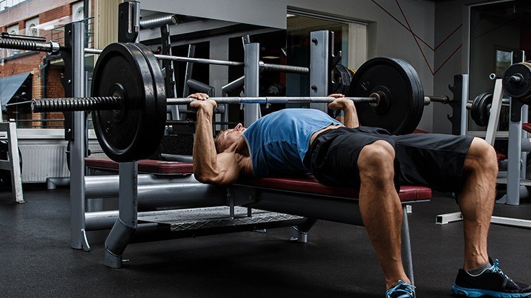 Man working at Gym