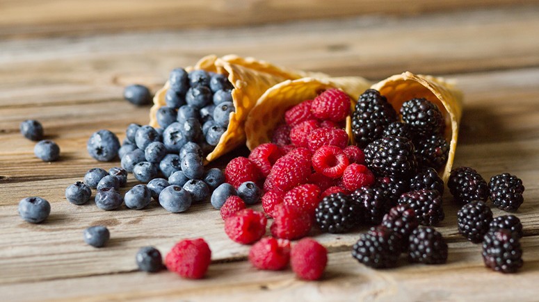 various berries